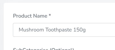 Mushroom Toothpaste 150g