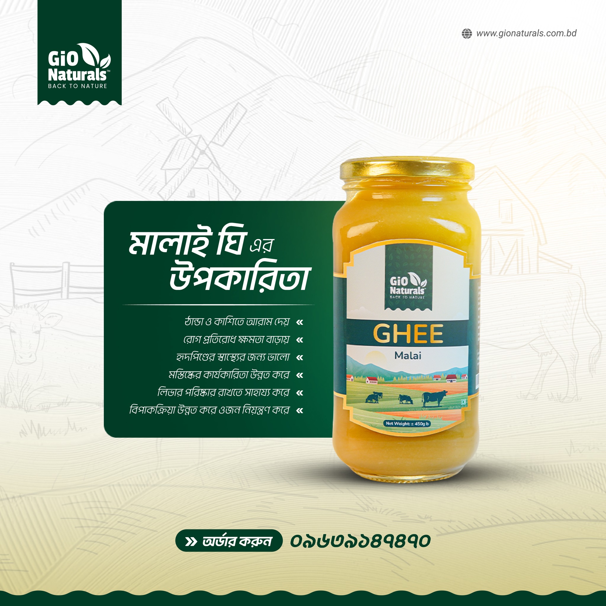 GN Malai Ghee 350 Grams