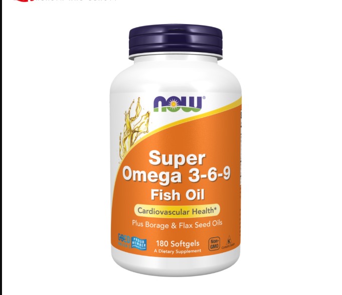 Now Foods Super Omega 3-6-9 Fish Oil 180 Softgels