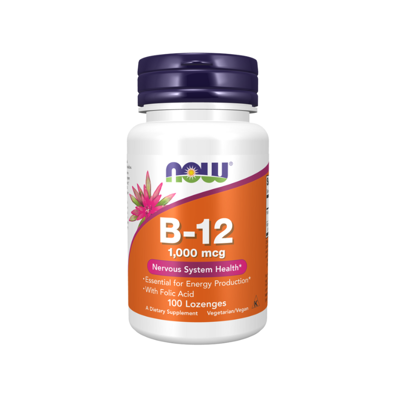 Now Foods Vitamin B-12 1000 mcg 100 Lozenges