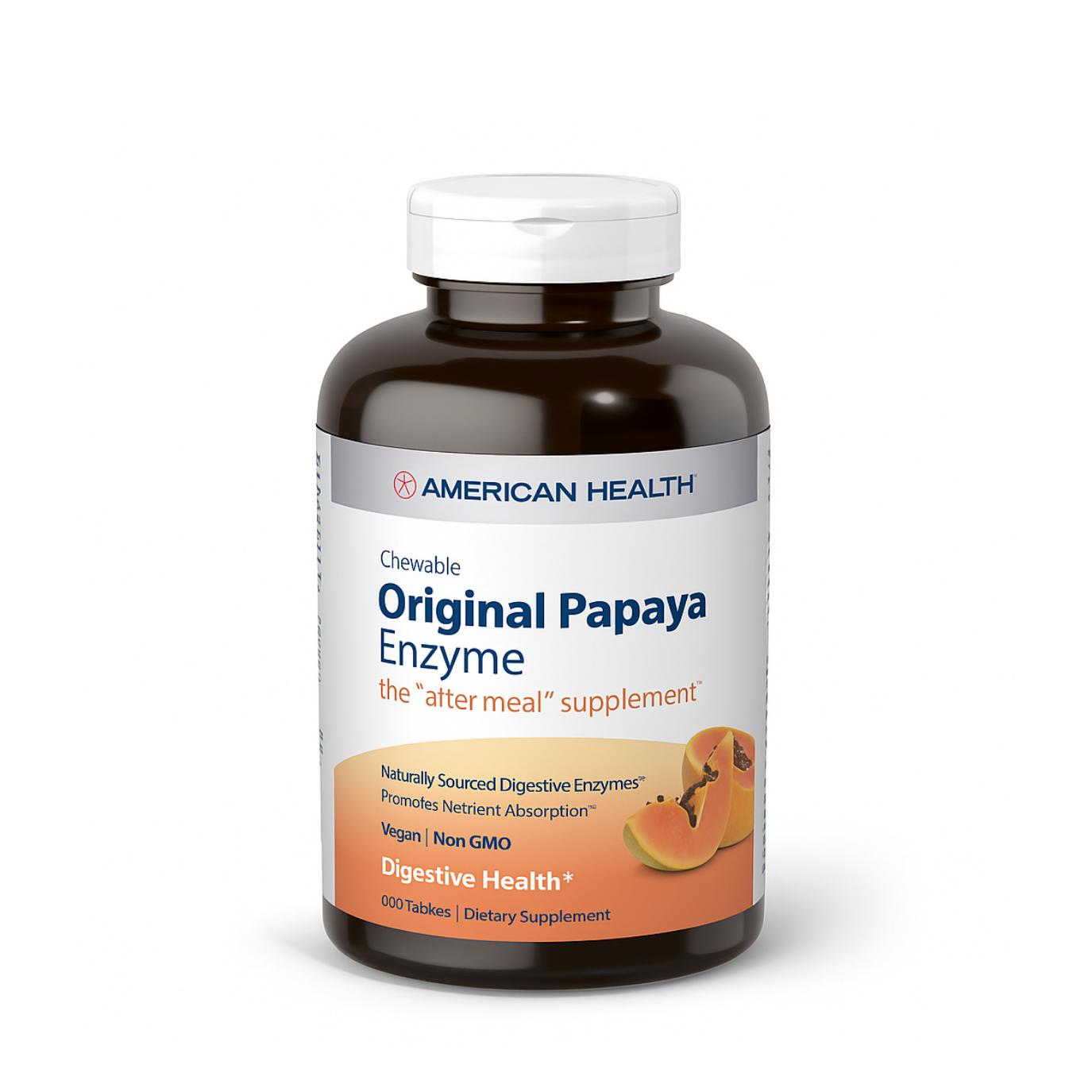 American Health Papaya Enzyme – 100 Tablets