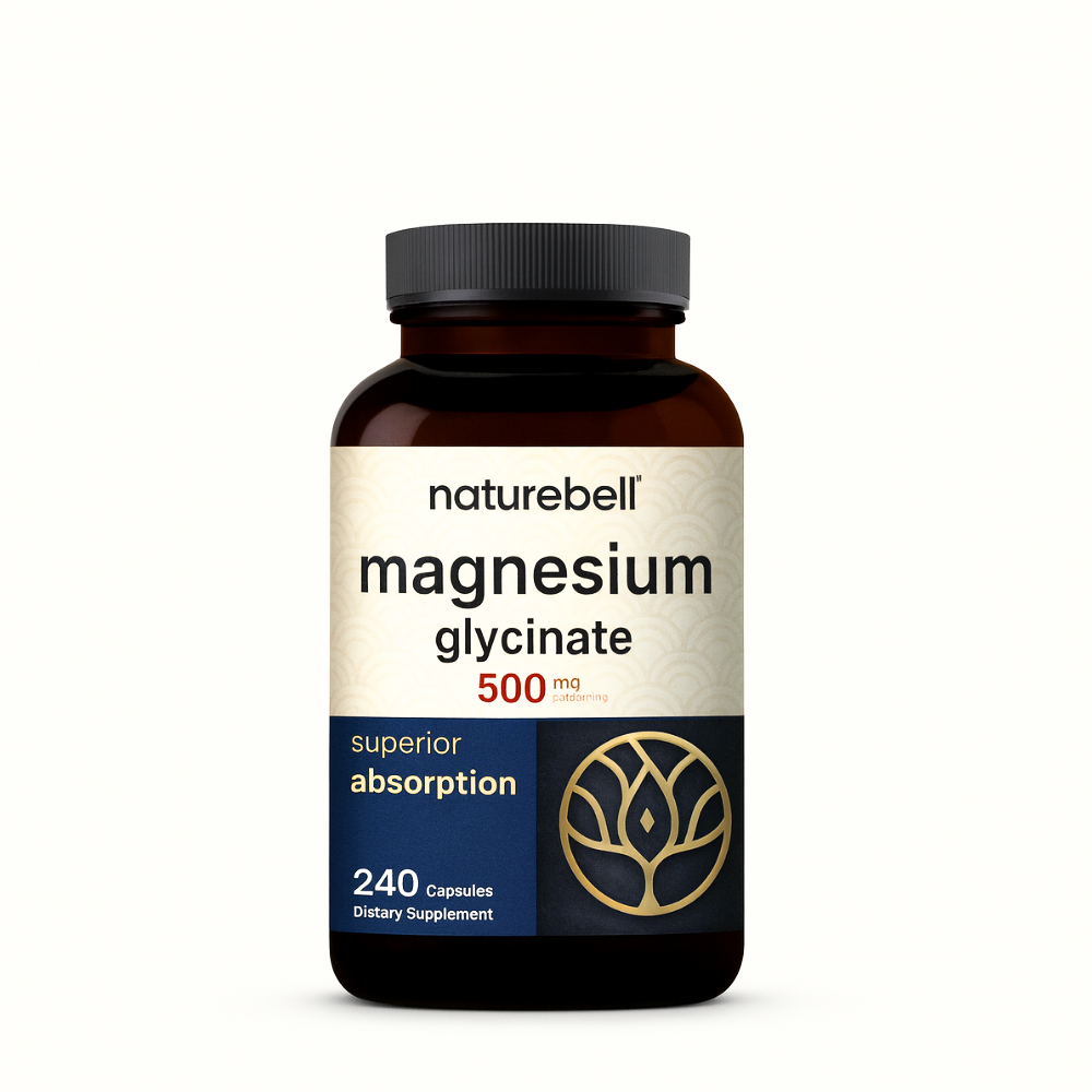 Naturebell Magnesium Glycinate 500mg 240 Capsules