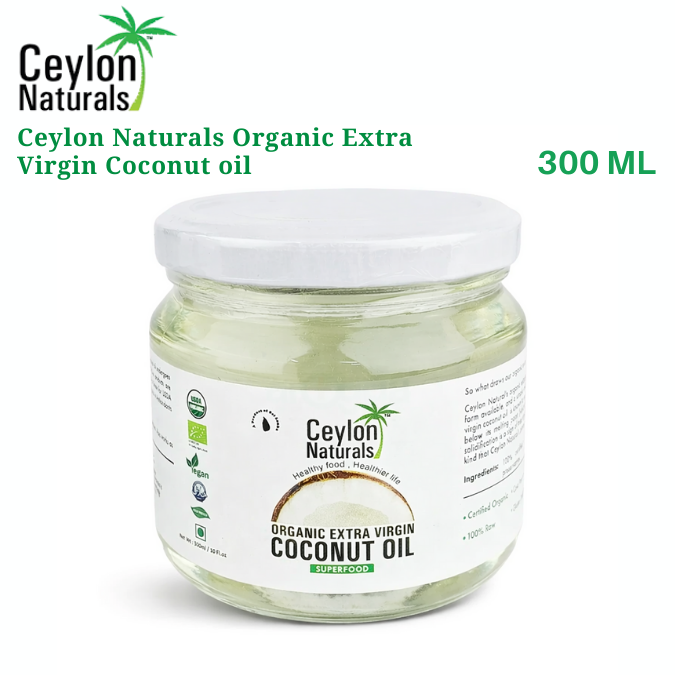 Ceylon Naturals Organic Extra Virgin Coconut Oil 300ml