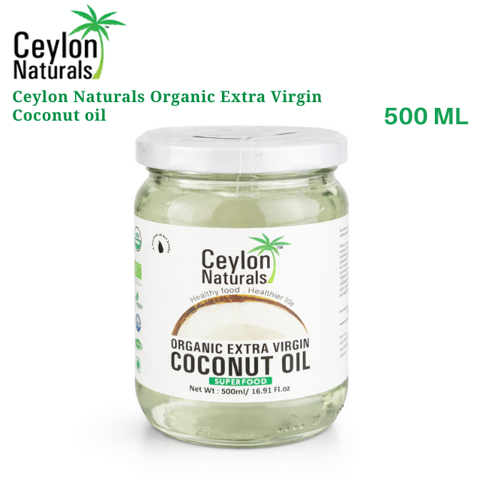 Ceylon Naturals Organic Extra Virgin Coconut Oil 500ml