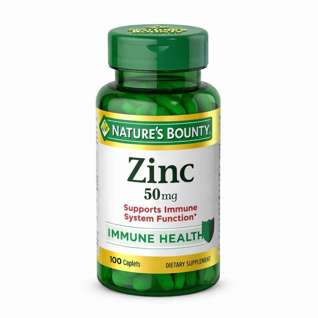 Nature's Bounty Zinc 50mg 100 Tablets