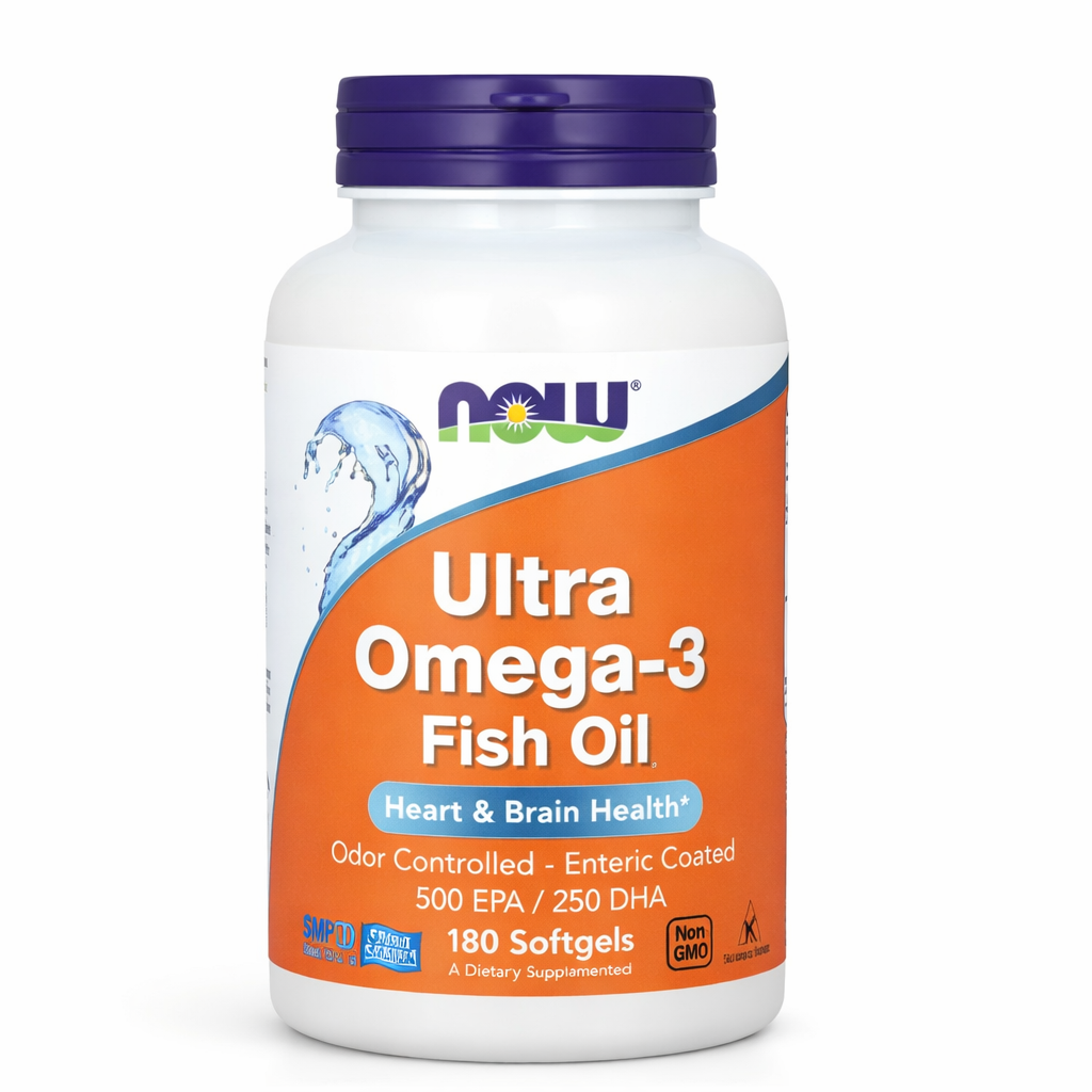 Now Foods Ultra Omega-3 Fish Oil 180 Softgels